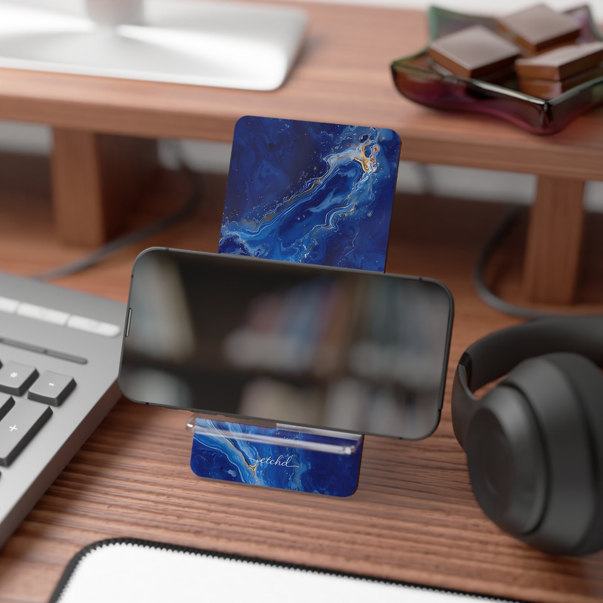 Sapphire Phone Stand by etchd, view 4