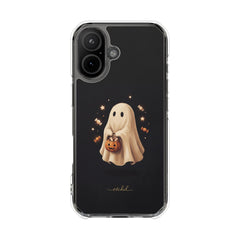 Candy Ghost Clear Magnetic Phone Case by etchd, view 13