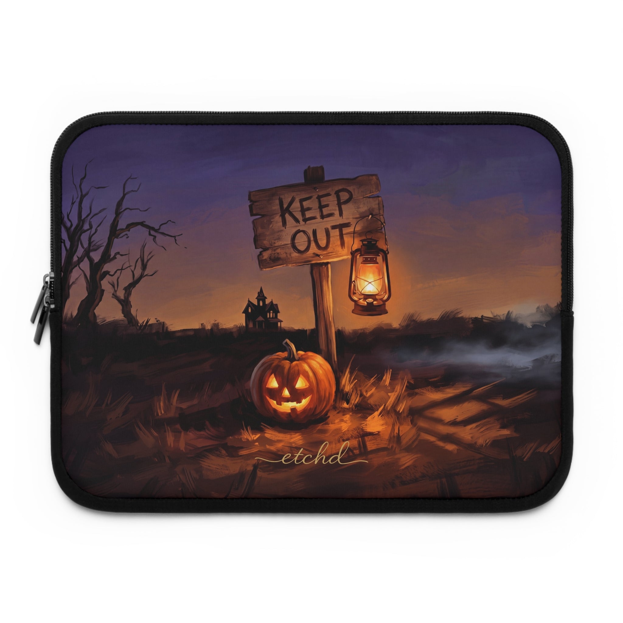 Keep Out Laptop Sleeve by etchd