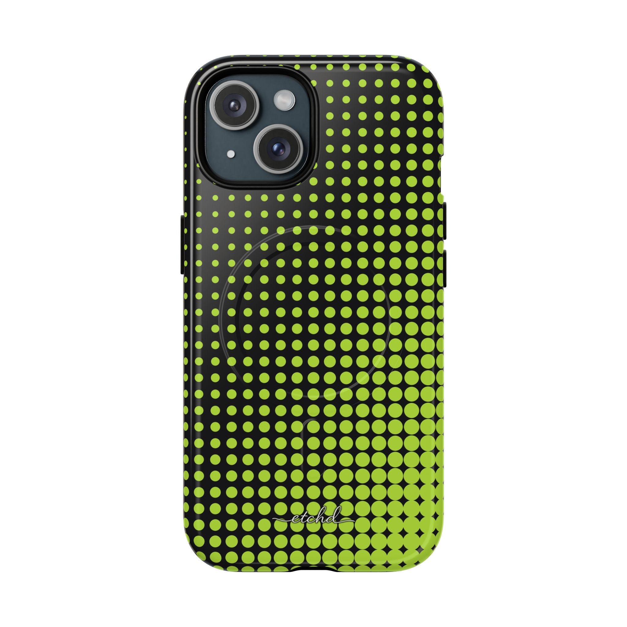 Acid Halftone Magnetic Phone Case by etchd, view 2
