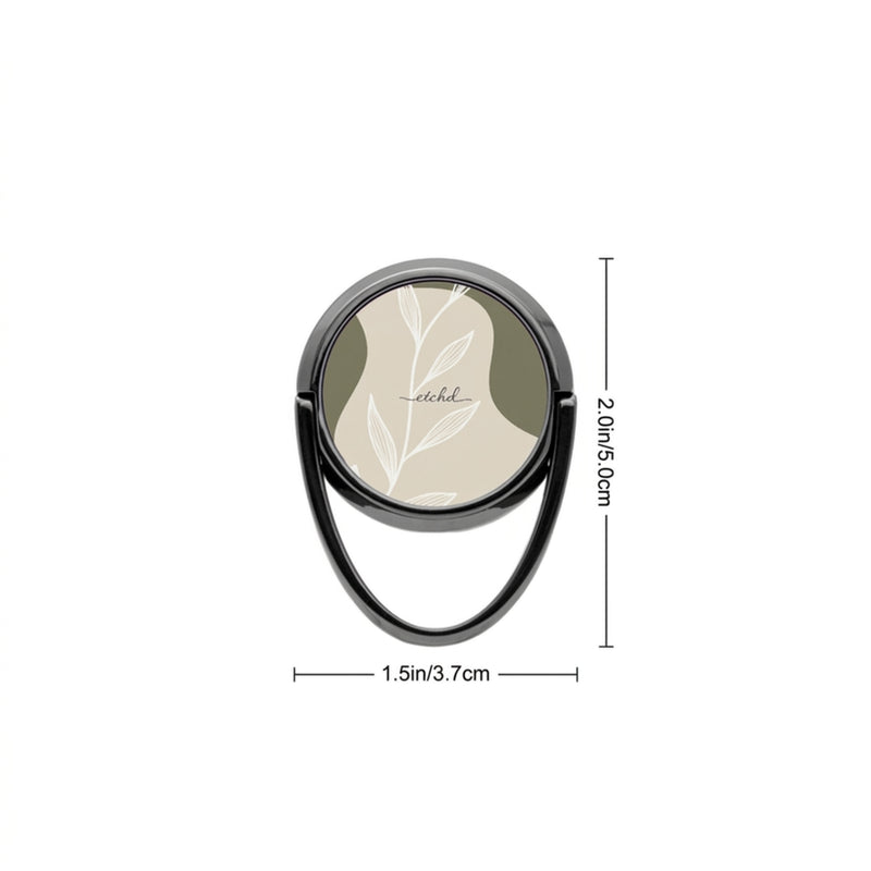 Olive Leaf Phone Ring Holder-zoom-