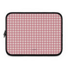 Blush & Cream Gingham Funda para portátil