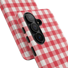 Cherry & White Gingham Phone Case by etchd, view 209
