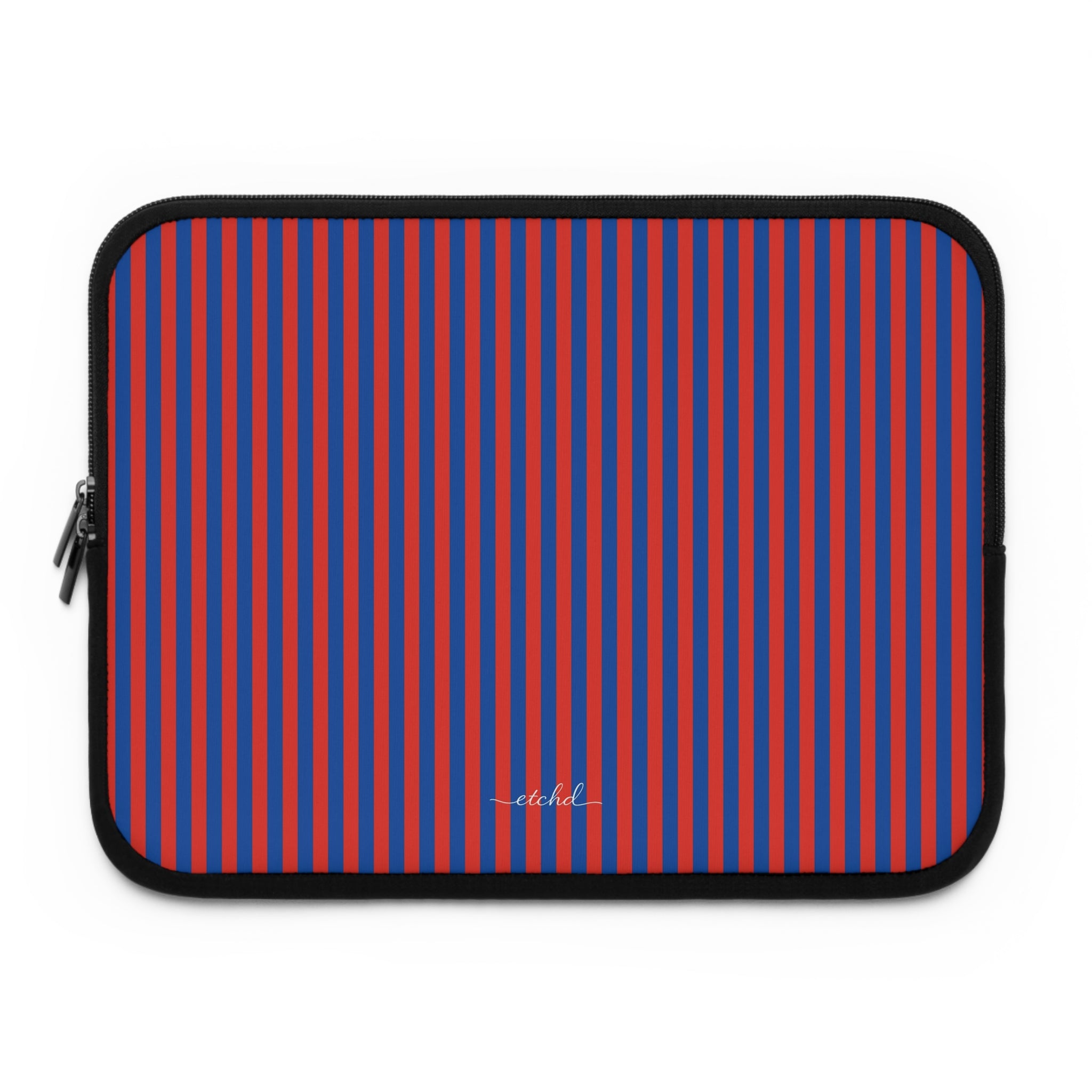Cobalt And Poppy Laptop Sleeve by etchd
