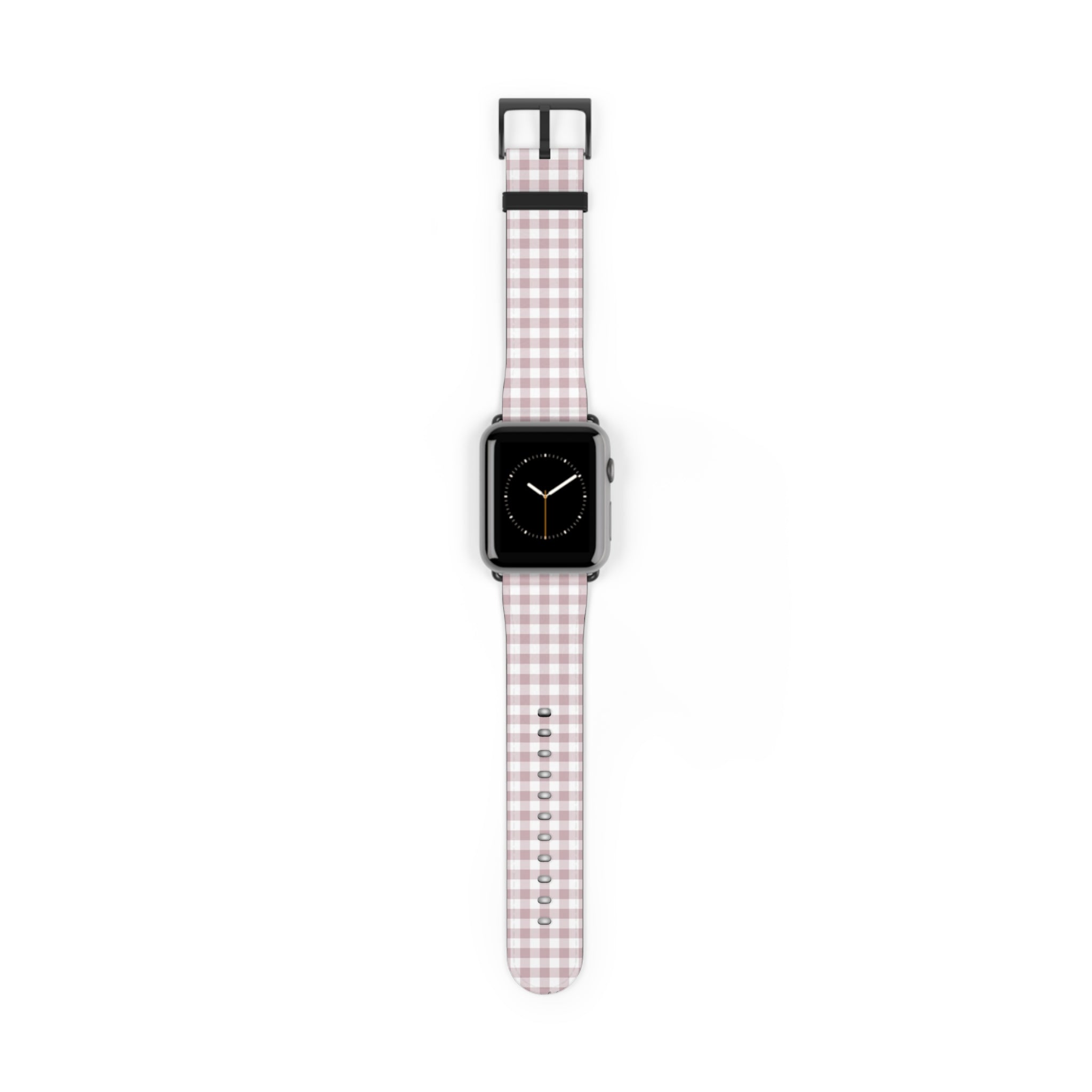 Pink Gingham Smartwatch Strap by etchd, view 2