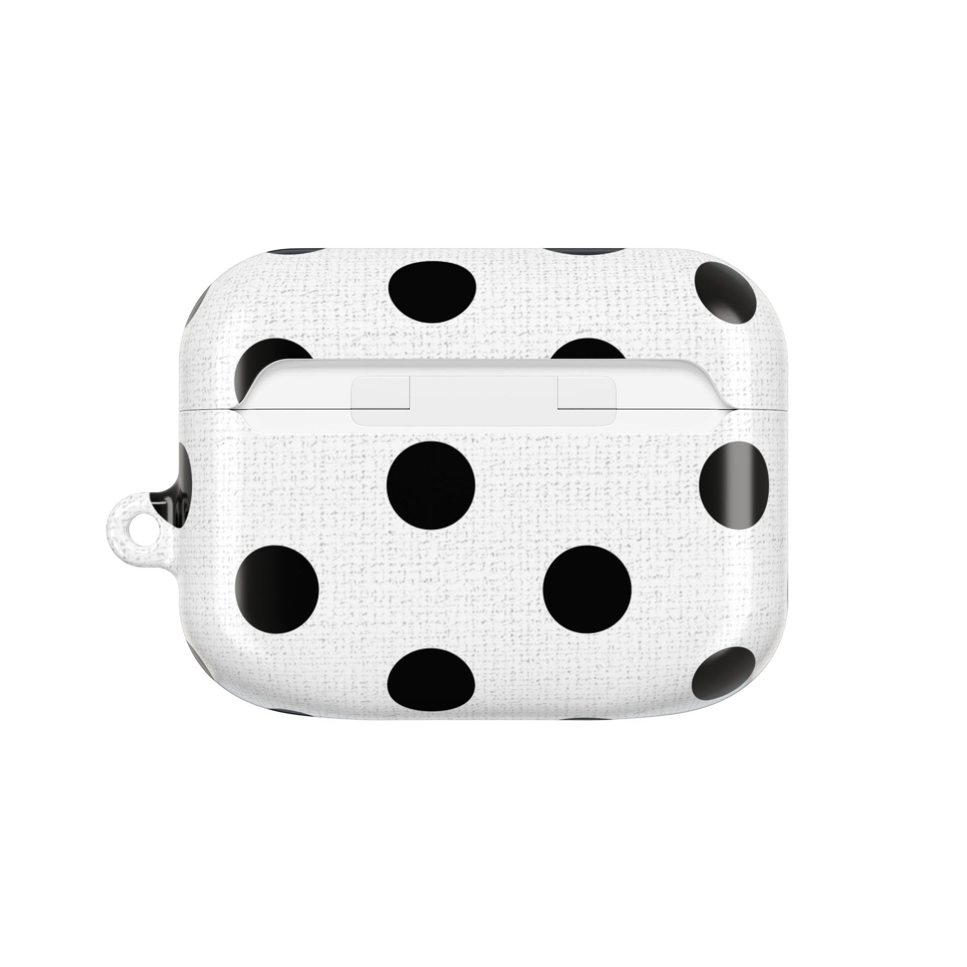 Black & White Polka Dot AirPod Case by etchd, view 7