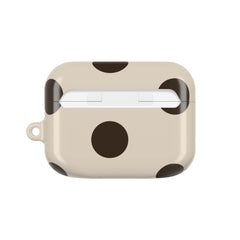 Brown & Cream Polka Dot AirPod Case by etchd, view 7