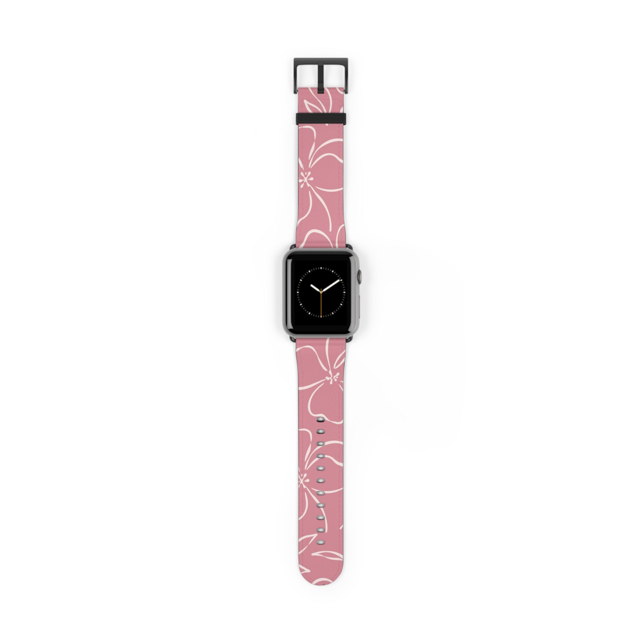 Blush & Cream Floral Cinturino per smartwatch di etchd, vista 2