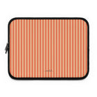Coral & Peach Striped Laptop Sleeve