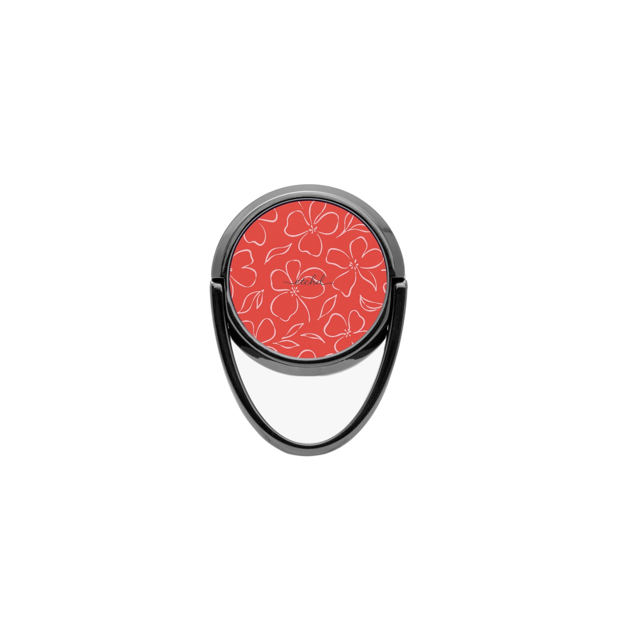 Poppy & Blush Floral Phone Ring Holder by etchd, view 4