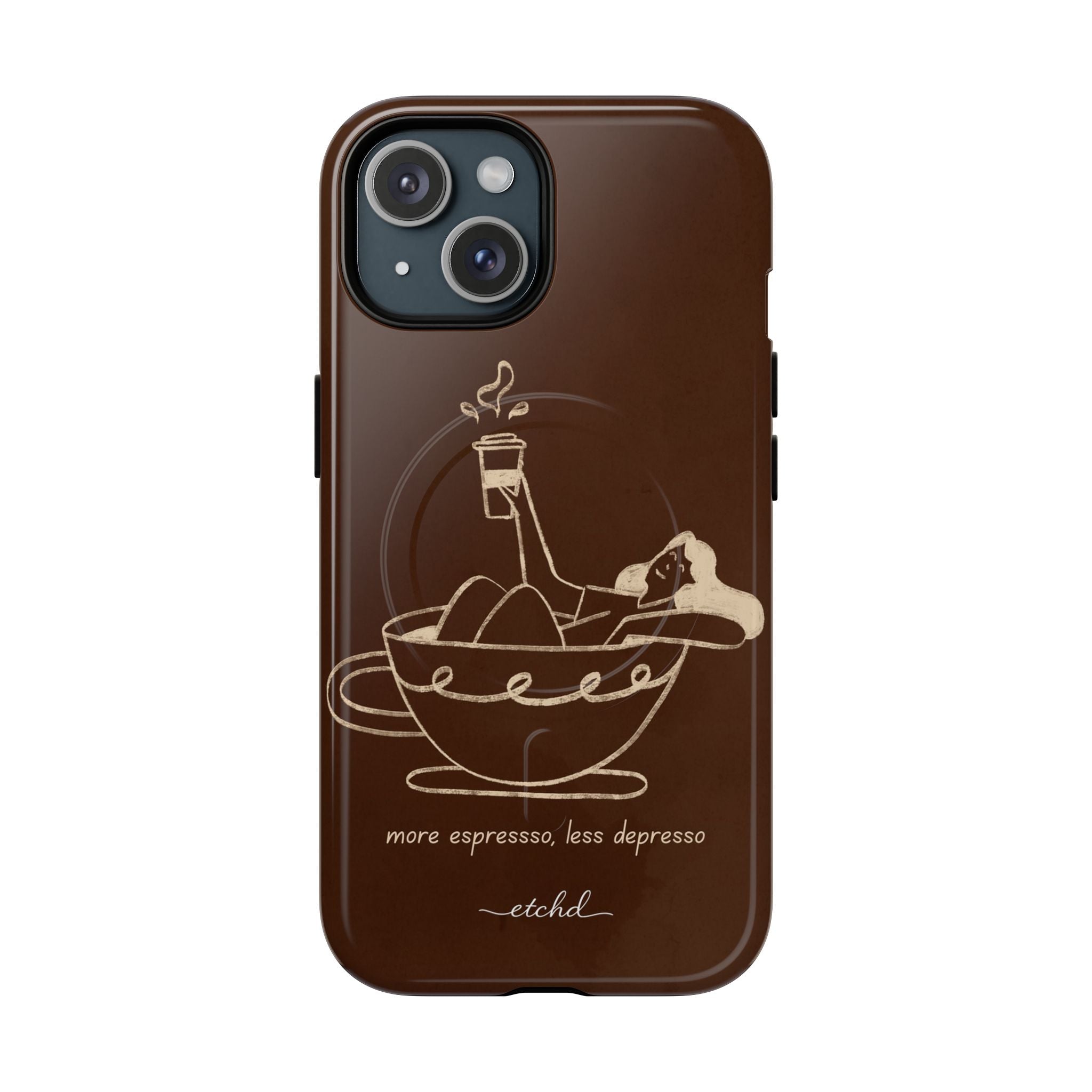 Ladies Espresso Magnetic Phone Case