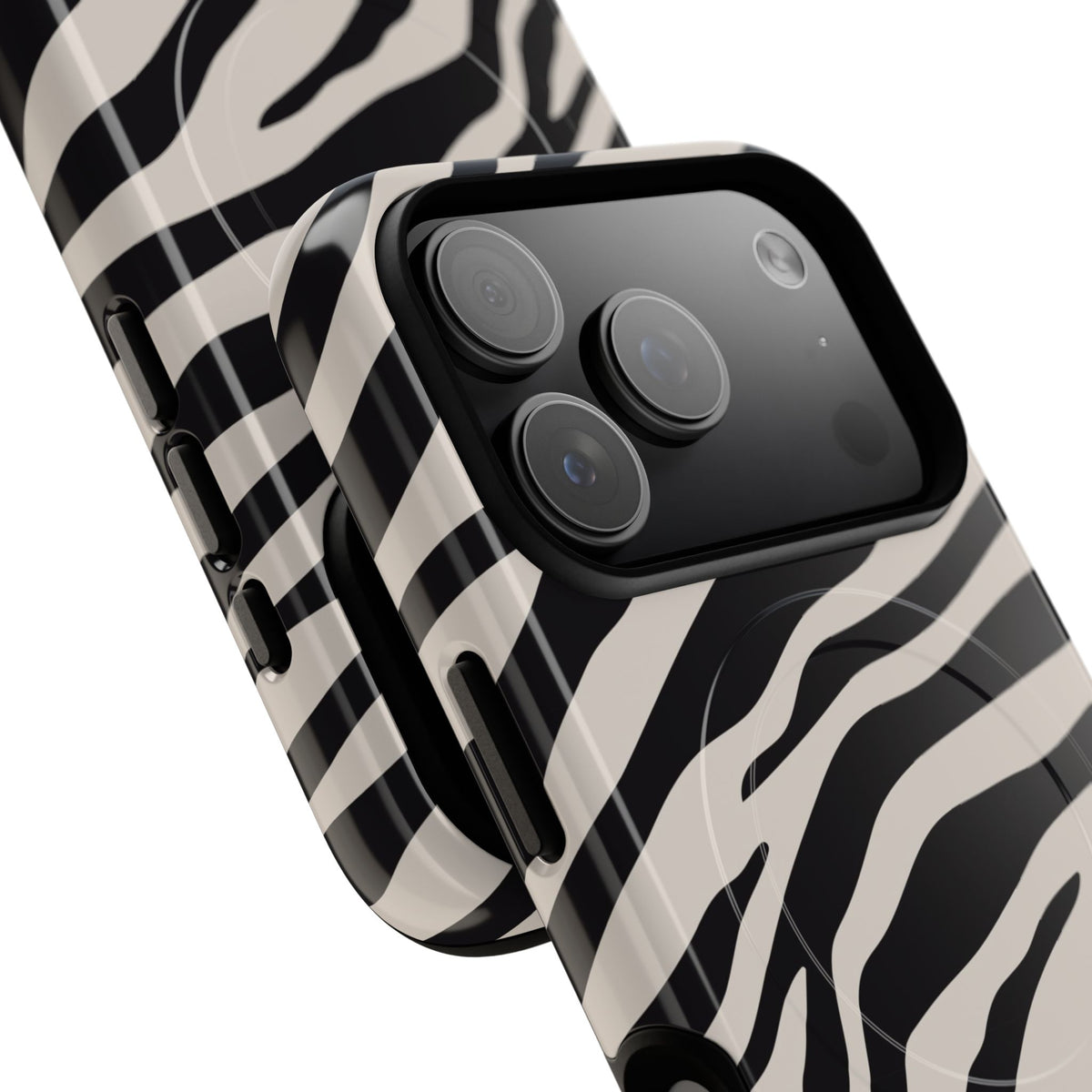 Zebra Print Magnetic Phone Case by etchd, view 99