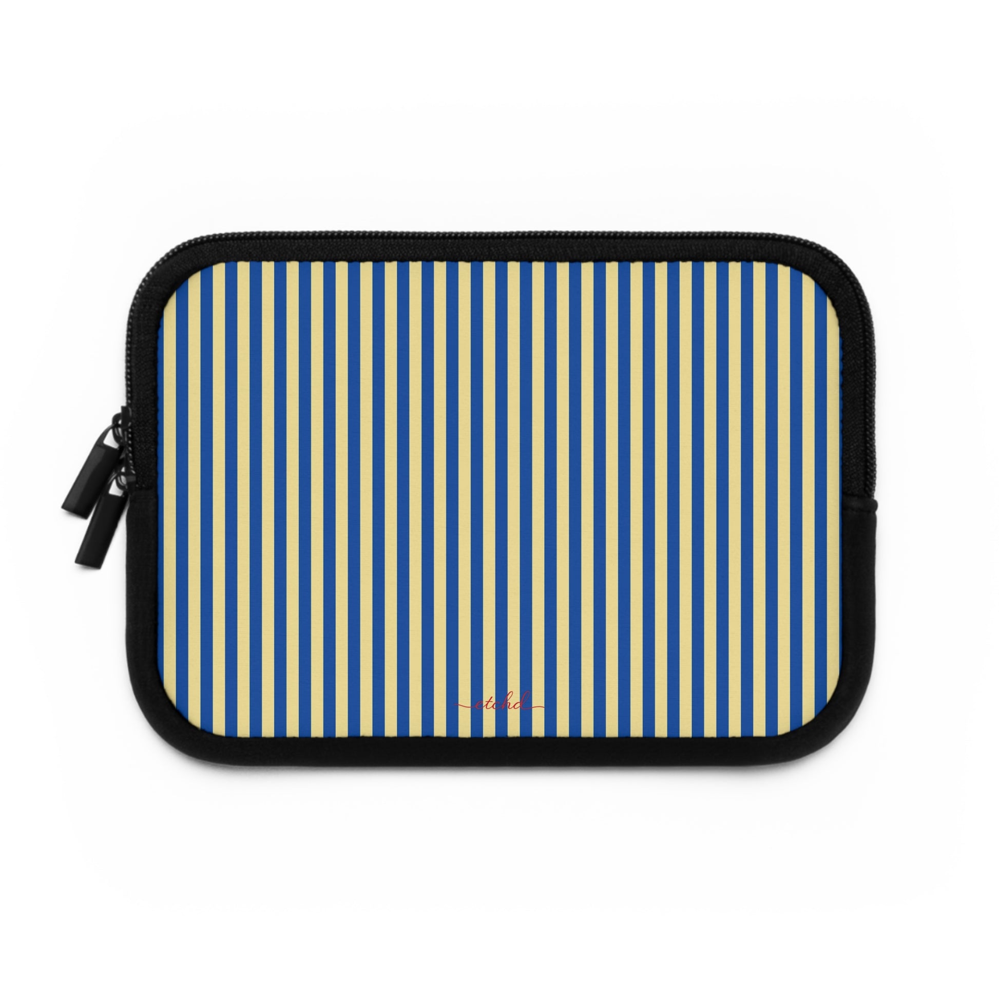 Cobalt And Butter Laptop Sleeve by etchd, view 2