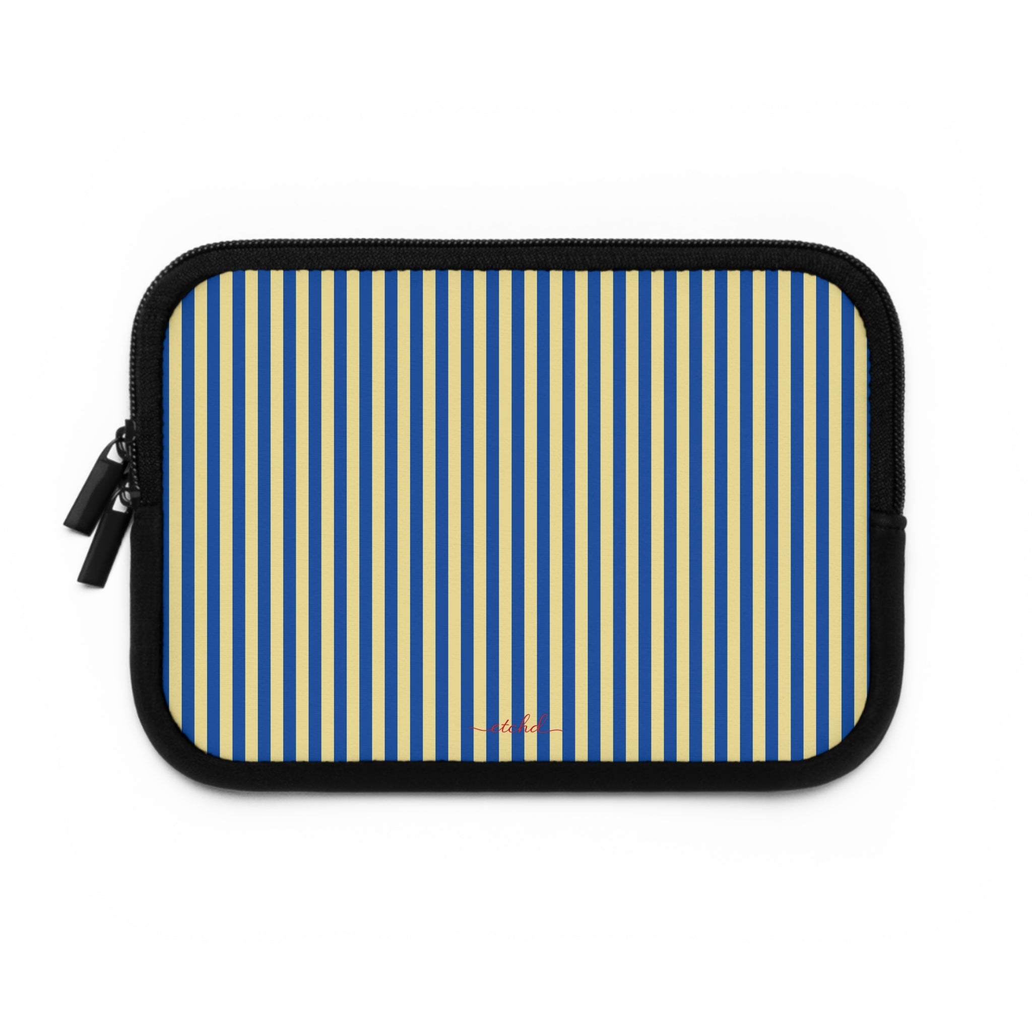Cobalt And Butter Laptop Sleeve by etchd, view 2