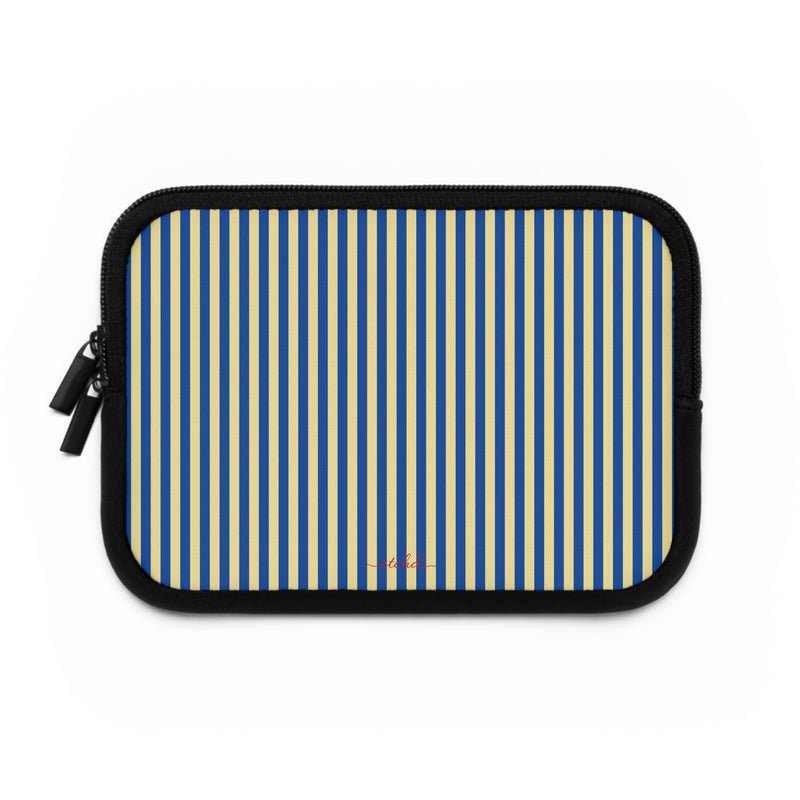 Cobalt And Butter Laptop Sleeve by etchd, view 2