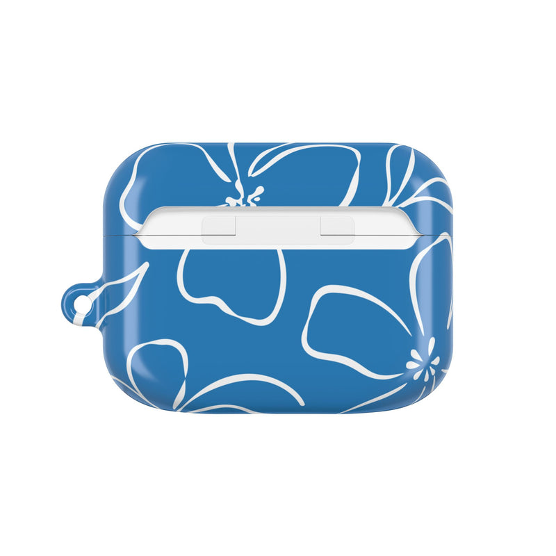 Cerulean & White Floral AirPod Case by etchd, view 7