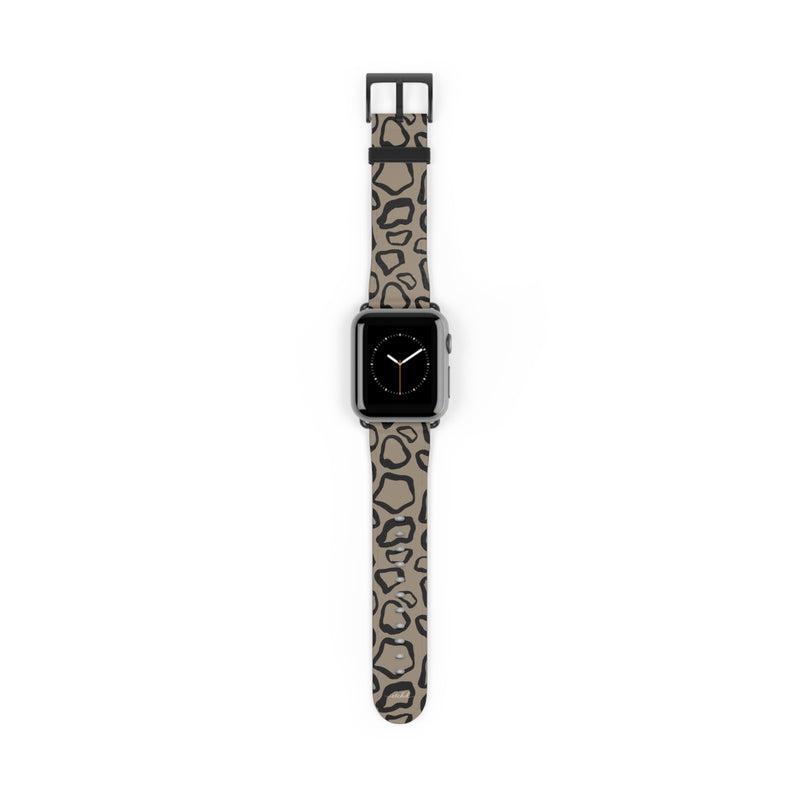 Abstract Print Taupe Smartwatch Armband-zoom-
