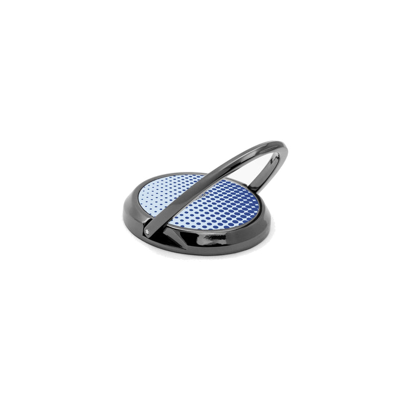 Cobalt Halftone Handy Ring-Halterung-zoom-