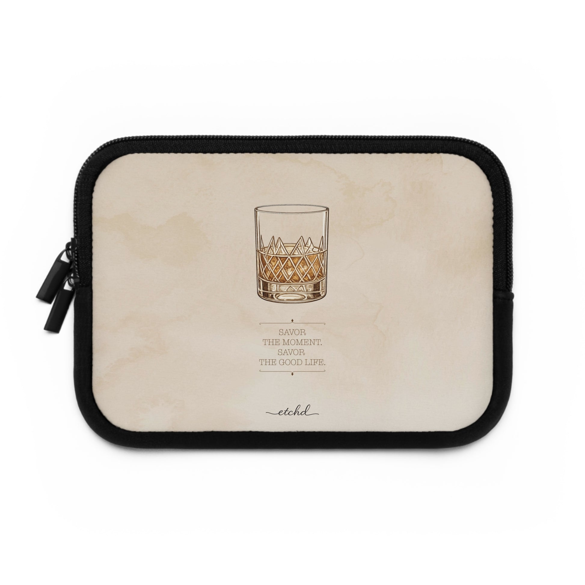 Savor the Moment Laptop Sleeve by etchd, view 2