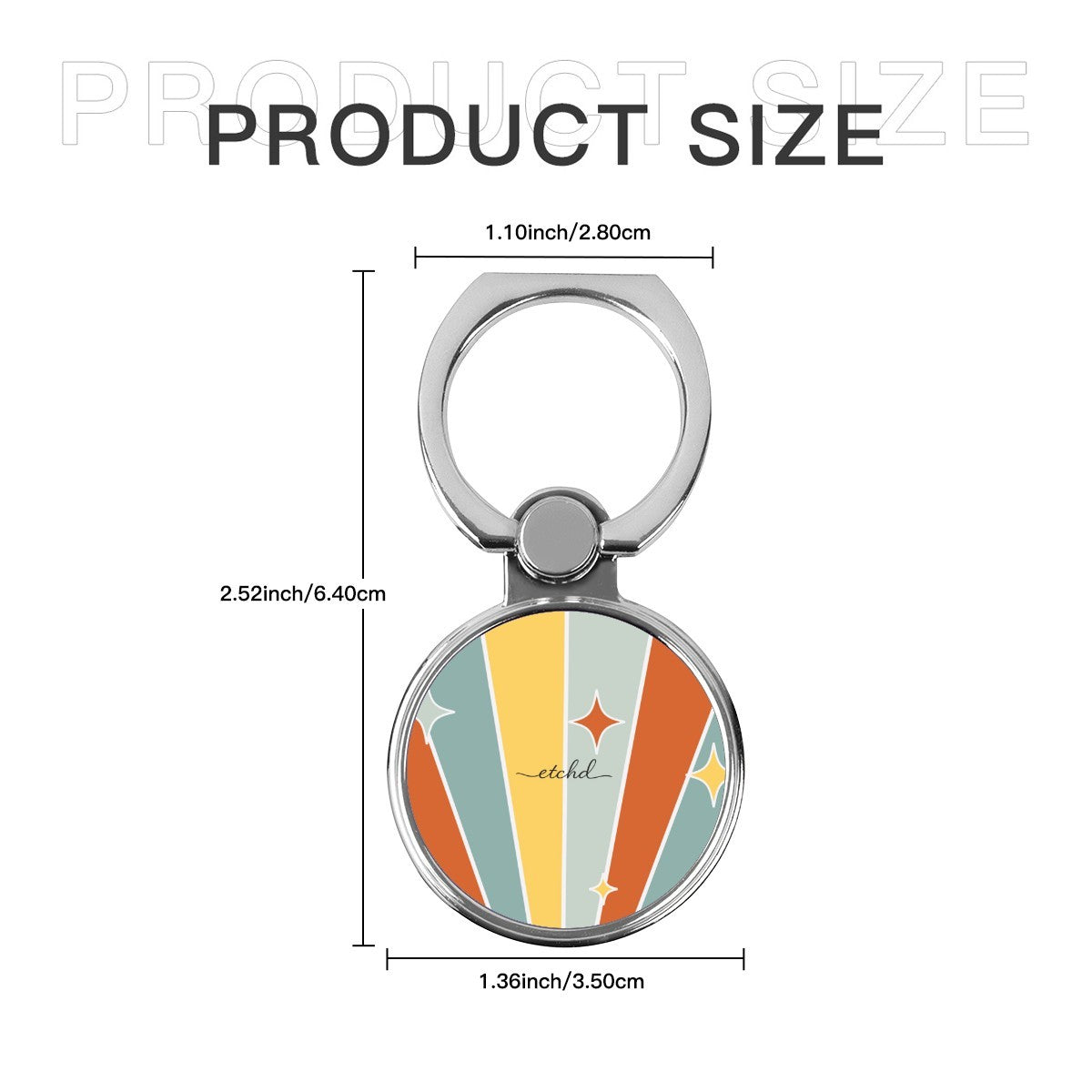Take It Easy Classic Ring Holder by etchd, view 6