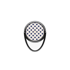 Navy & Cream Polka Dot Phone Ring Holder by etchd, view 4