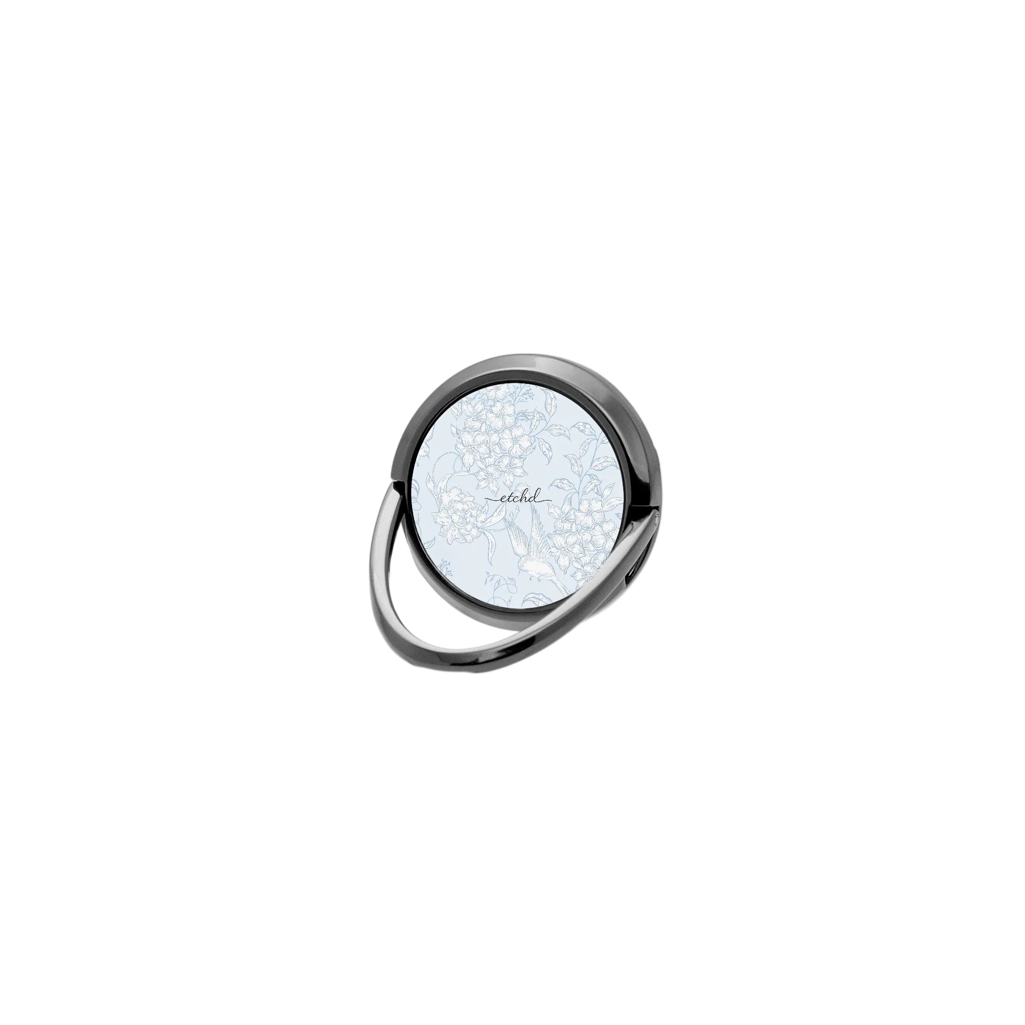Hummingbird Bloom Phone Ring Holder by etchd