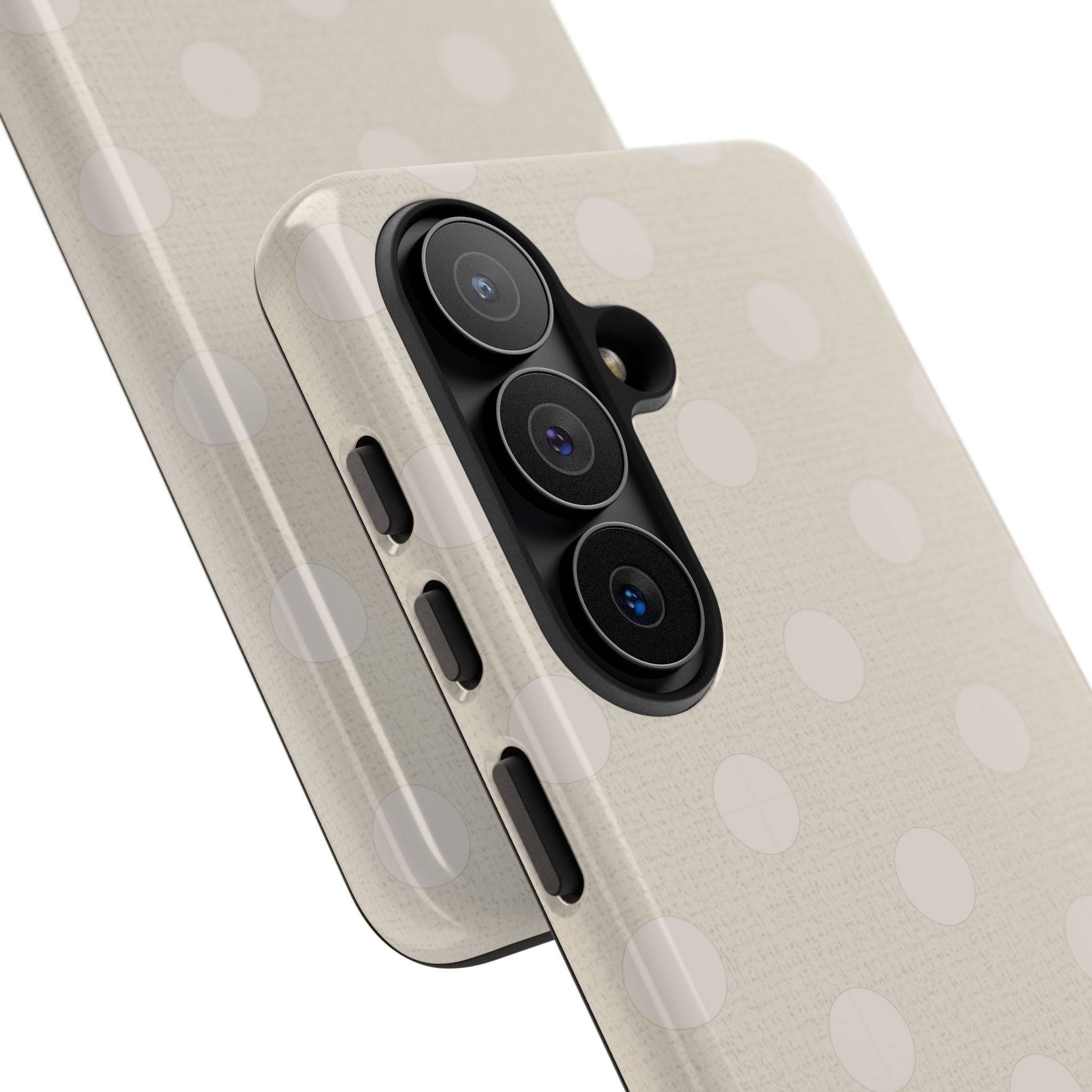 Neutral Polka Dot Phone Case by etchd, view 219