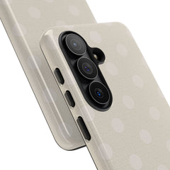 Neutral Polka Dot Phone Case by etchd, view 219