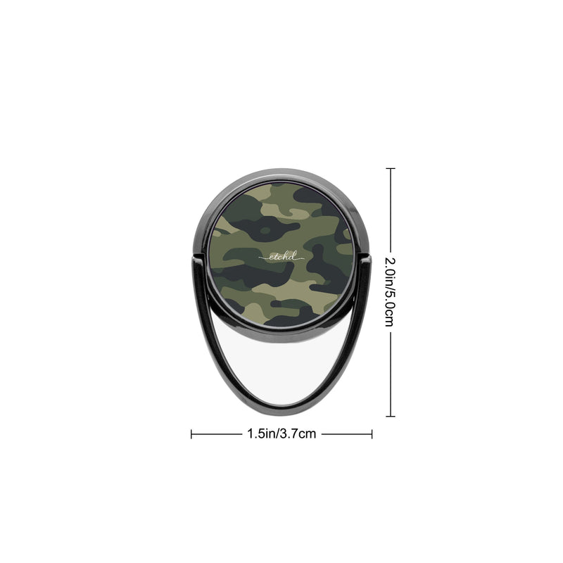 Green Camo Phone Ring Holder-zoom-