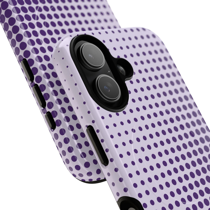 Grape Halftone Magnetic Phone Case by etchd, view 87