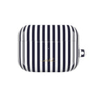 Navy & White Striped Custodia per AirPods