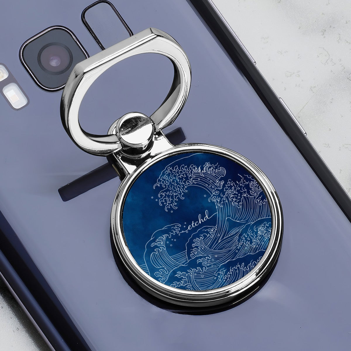 Ocean Wave Classic Ring Holder by etchd, view 3
