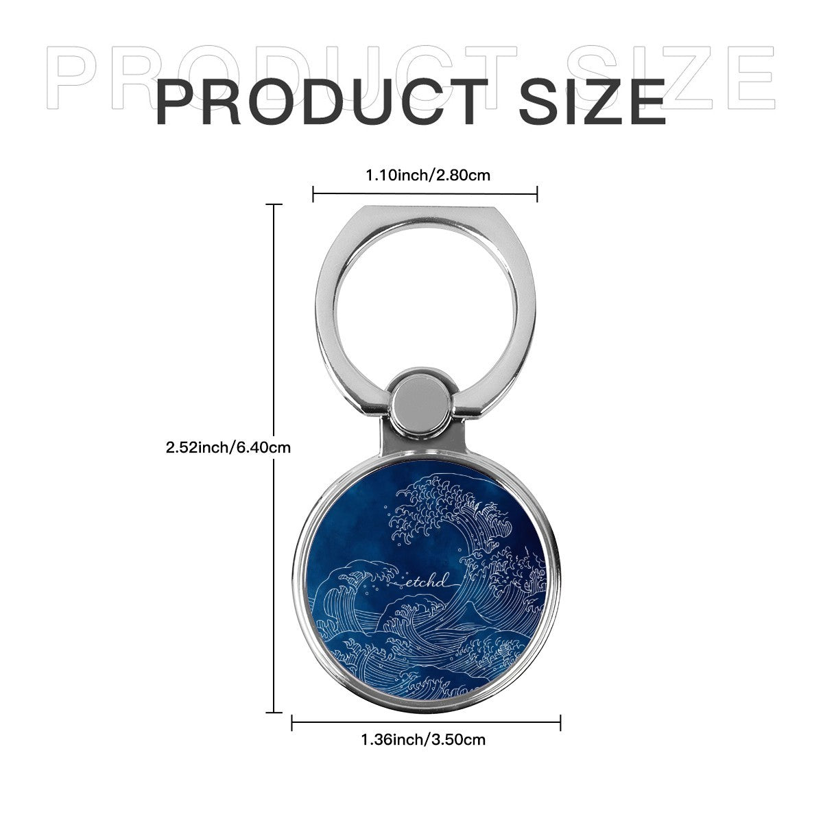 Ocean Wave Classic Ring Holder by etchd, view 6