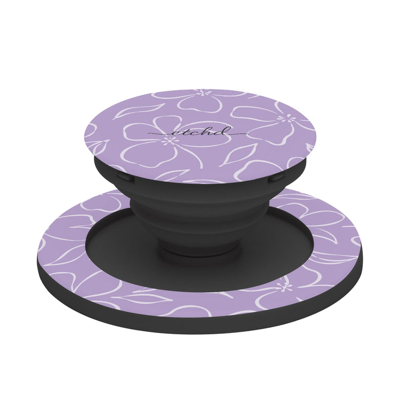 Lilac & Cream Floral Anneau de maintien et support-zoom-