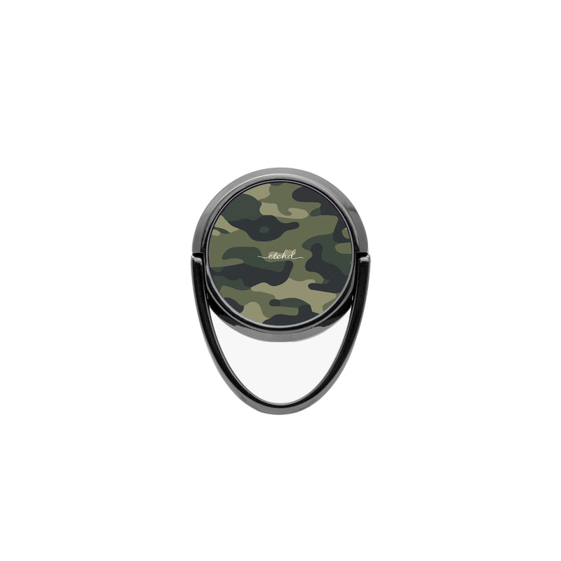 Green Camo Phone Ring Holder-zoom-
