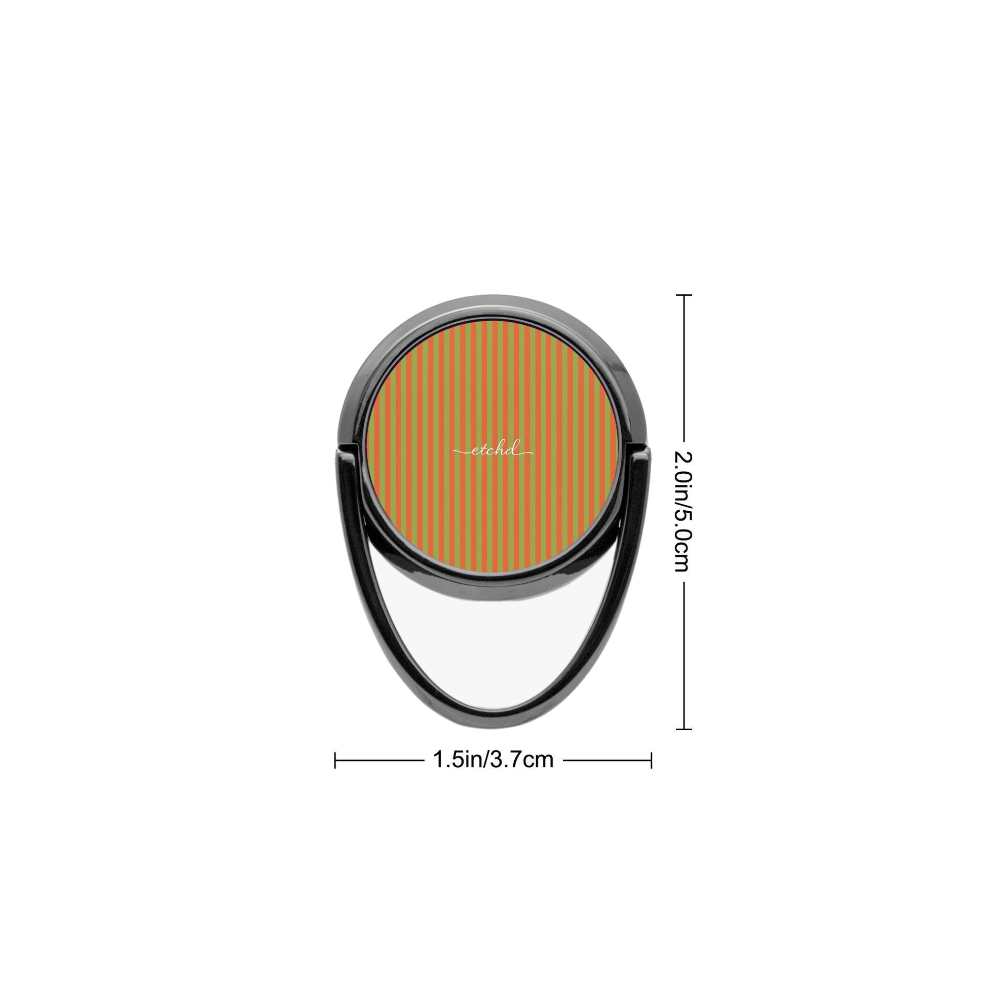 Persimmon And Wasabi Phone Ring Holder by etchd, view 3