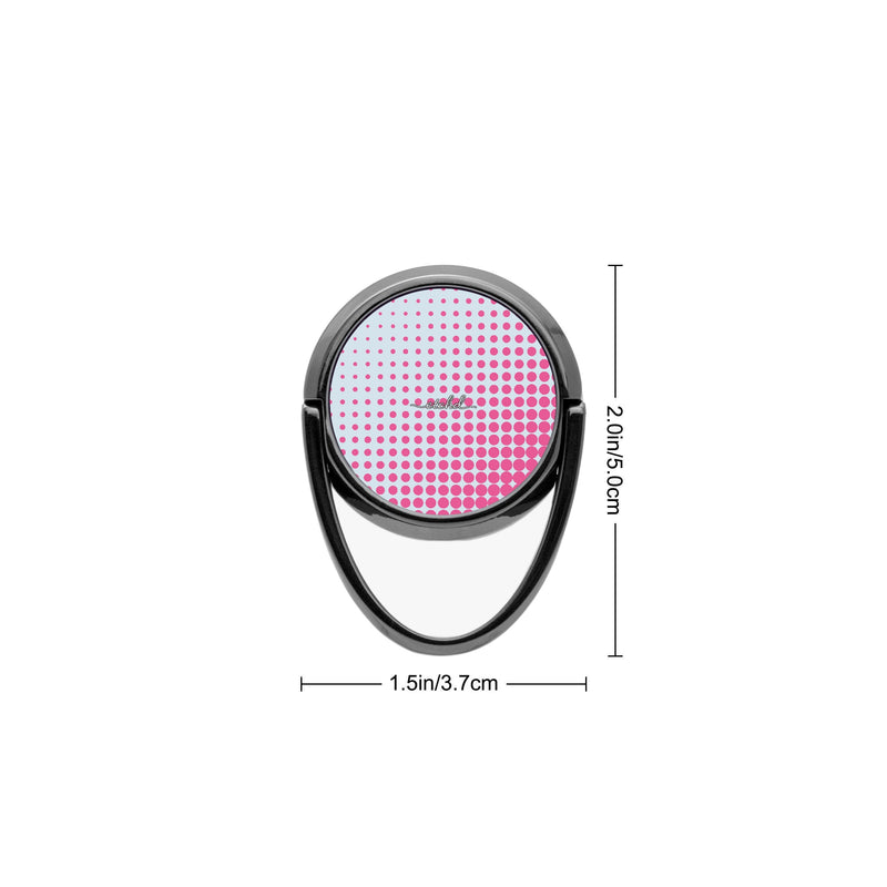 Bubblegum Halftone Handy Ring-Halterung-zoom-