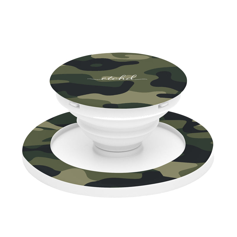 Green Camo Handy-Halterung mit Ständer-zoom-
