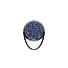 Navy & Cream Floral Phone Ring Holder by etchd, view 4