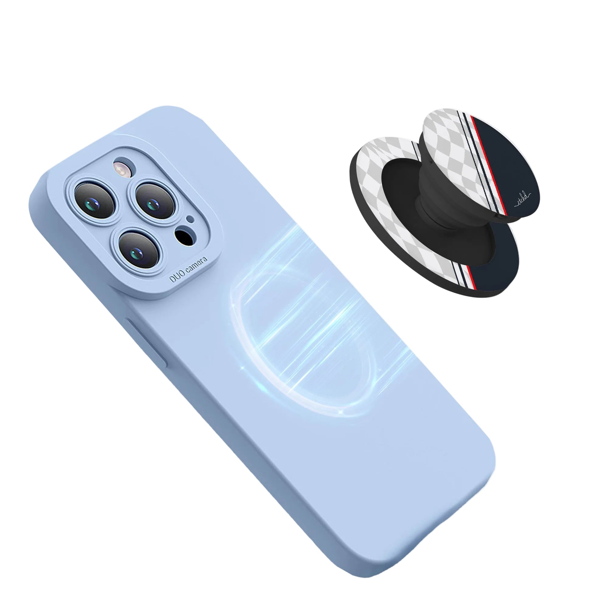 Checkered Flag Phone Grip And Stand by etchd, view 5