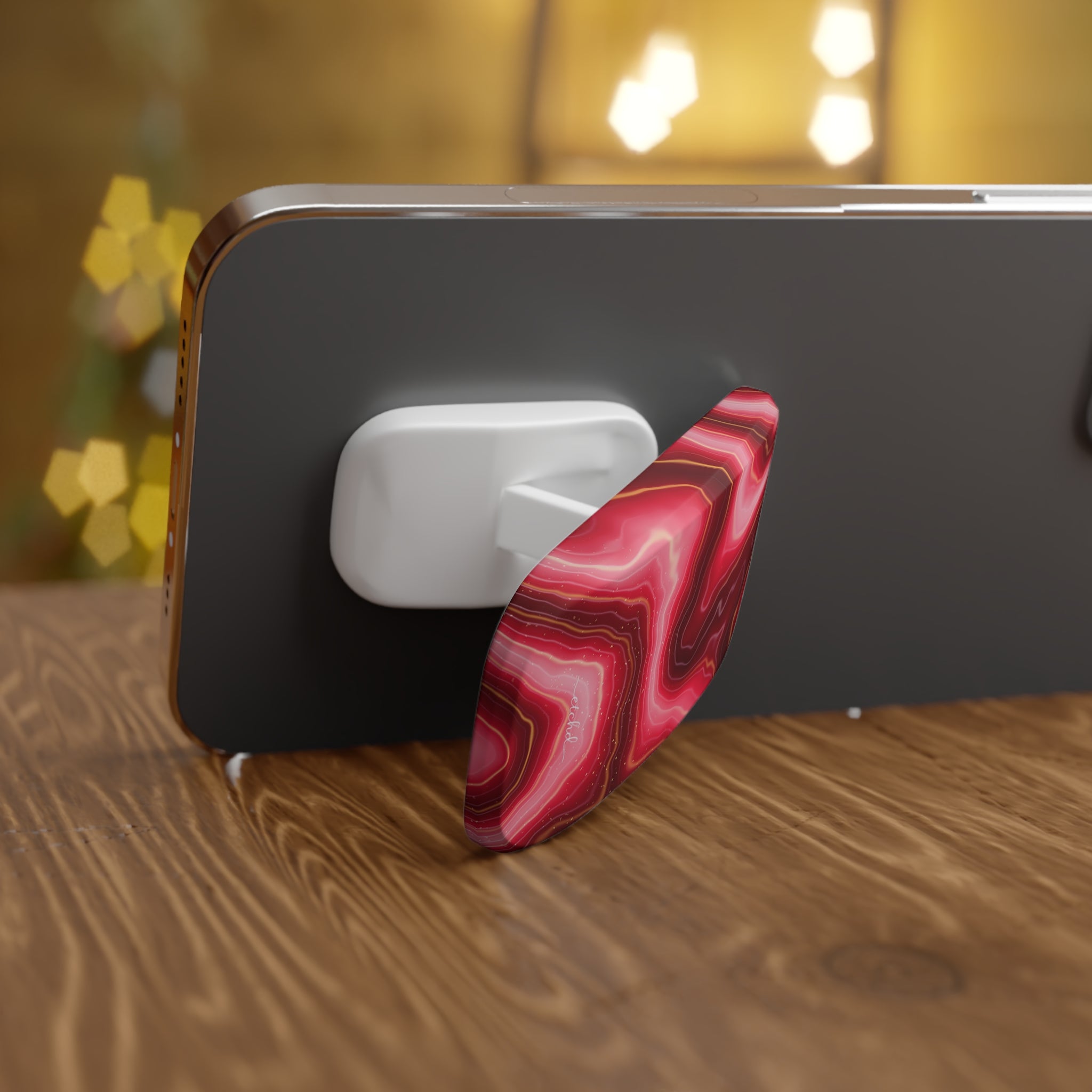 Ruby Click-On Phone Grip by etchd, view 7