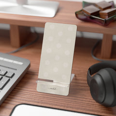Neutral Polka Dot Phone Stand by etchd, view 3