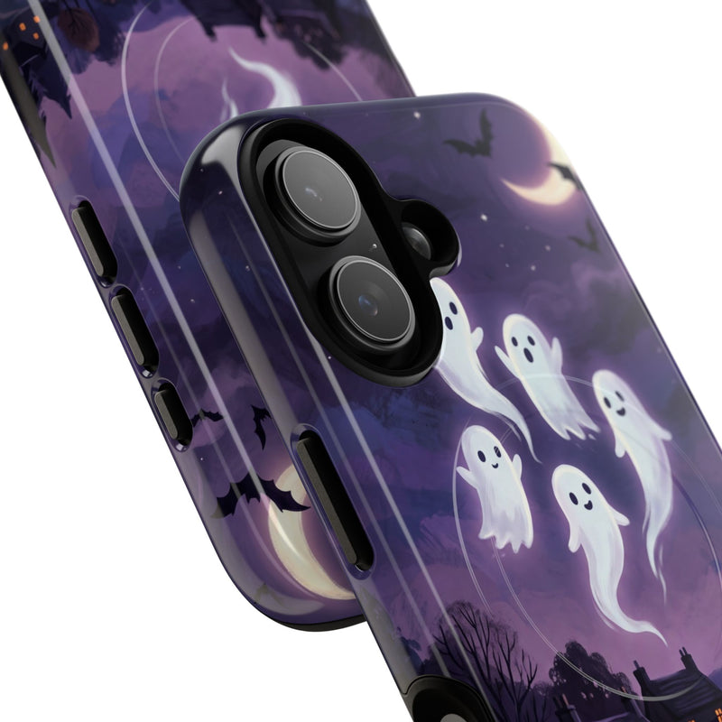 Ghost Parade Magnetic Phone Case by etchd, view 87