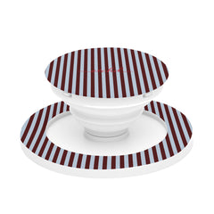 Blue & Cherry Striped Phone Grip And Stand by etchd