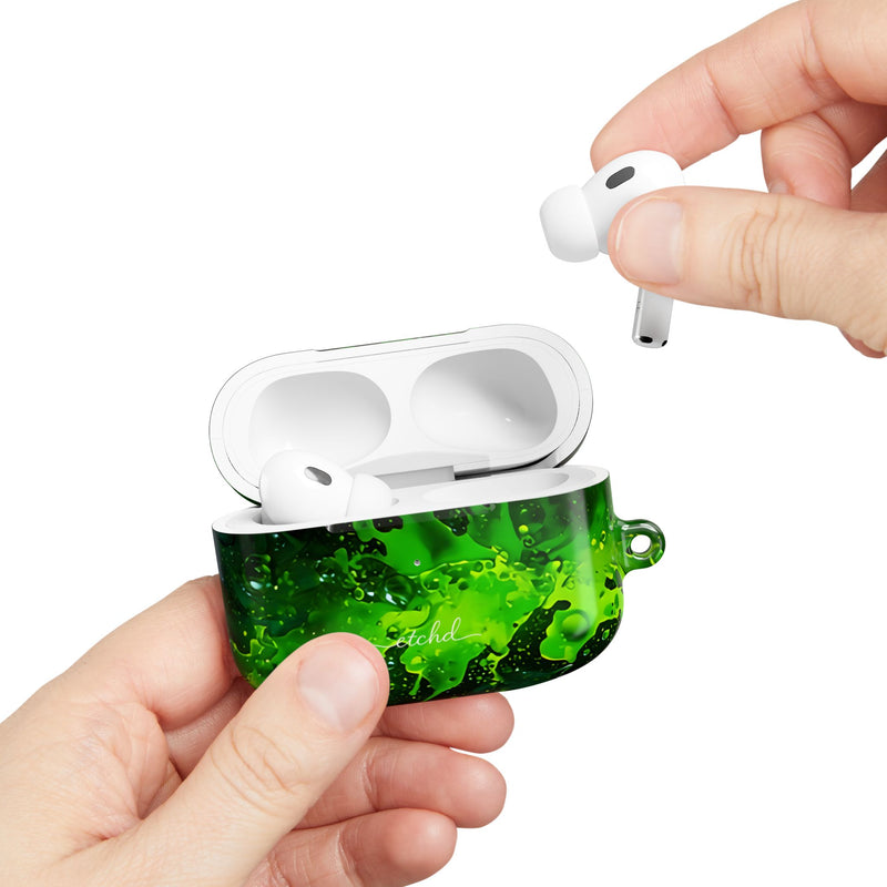 Toxic Bloom AirPod Case by etchd, view 11