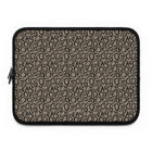 Abstract Print Taupe Laptop Sleeve