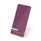 Cobalt & Poppy Striped Diagonal Phone Stand