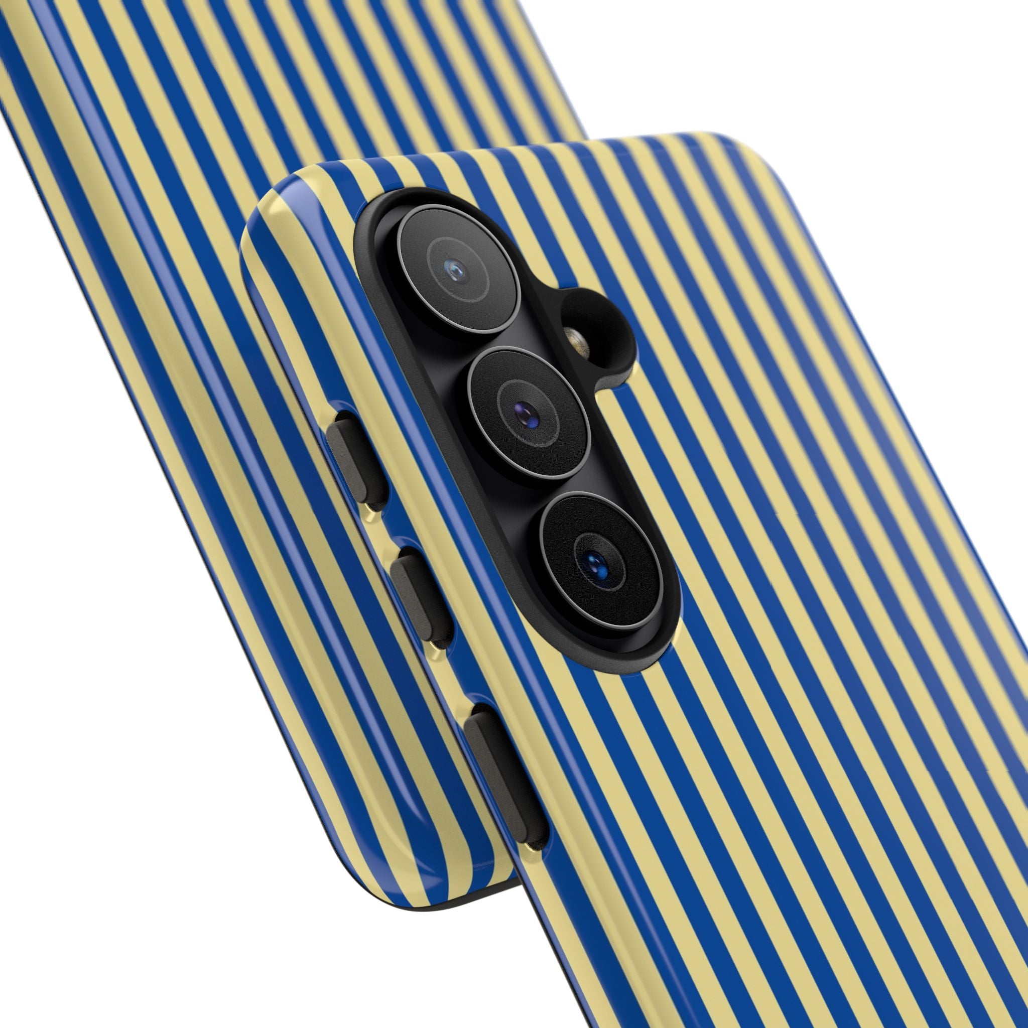 Cobalt & Butter Striped Phone Case by etchd, view 209