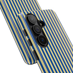 Cobalt & Butter Striped Phone Case by etchd, view 209