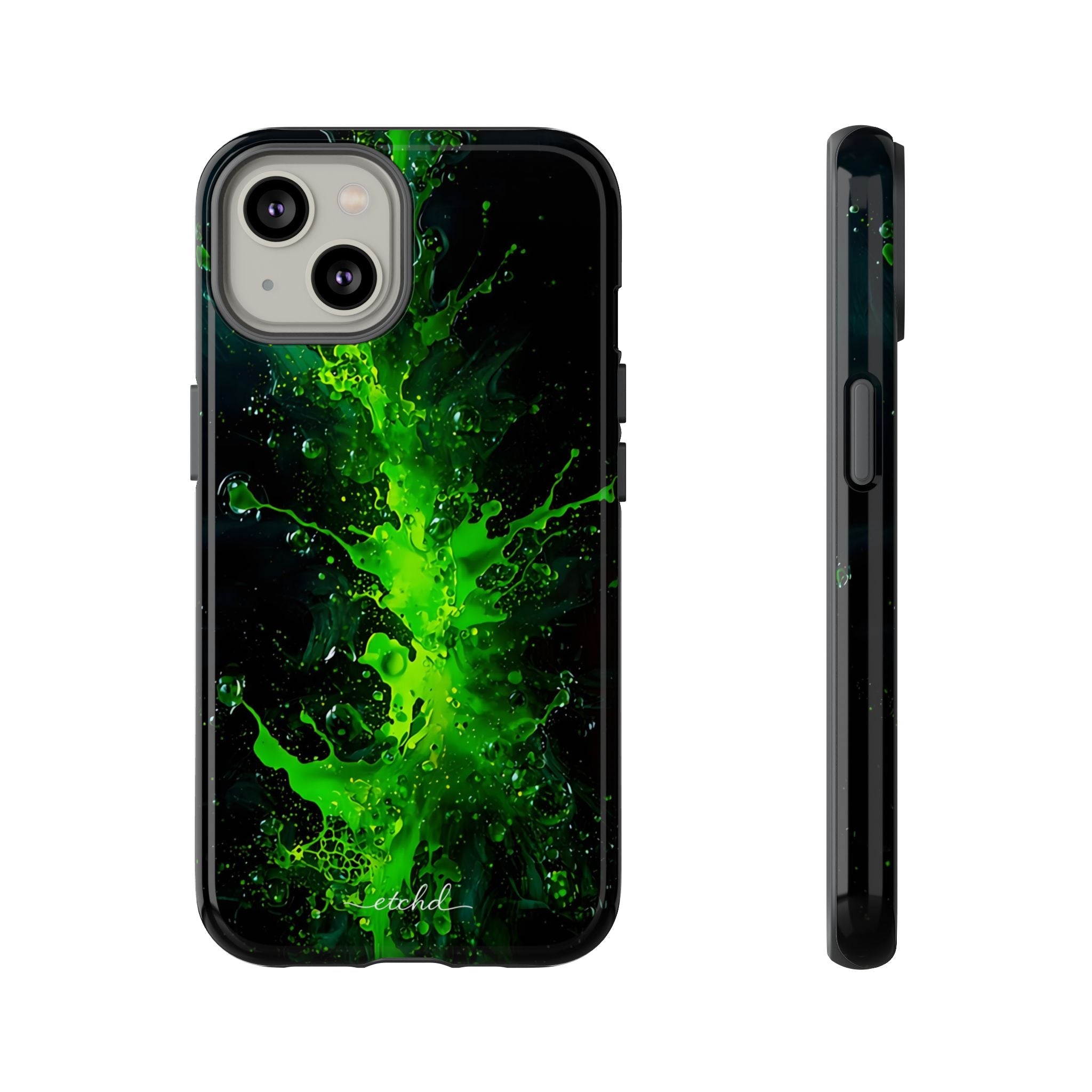 Toxic Bloom Phone Case by etchd, view 2